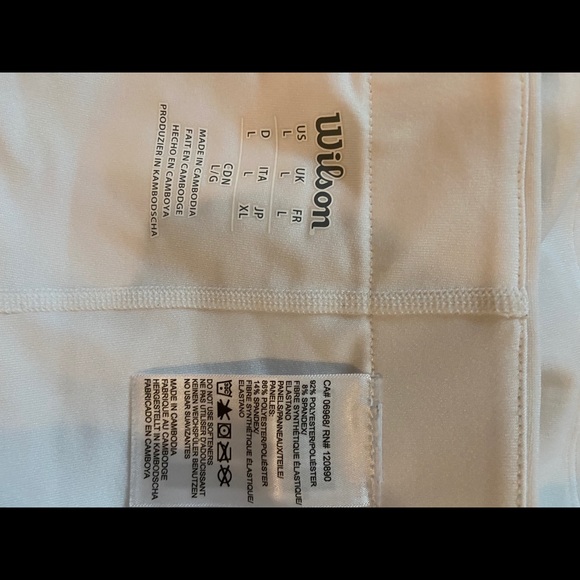 Wilson tennis skirt- large - Picture 6 of 6